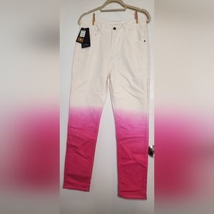 White & Pink GaLinGu Jeans 32W